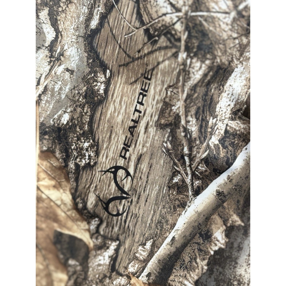 Rustic Ridge Hunting Rain Pants Size M Real‎ Tree Mid Rise Elastic Waist Zip Leg - Picture 5 of 10
